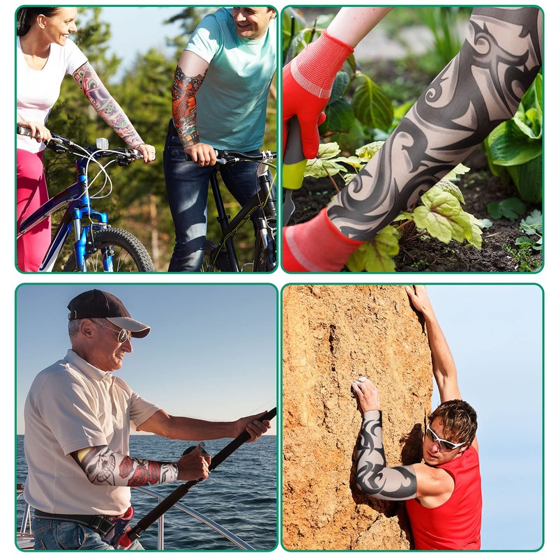 BBTO Tattoo Sleeve Set Fake Sun Cream Arm Warmers Pack