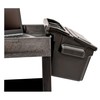 LUXOR XLC11-B-OUTRIG 24.5" x 45.5" Heavy Duty Utility Tub Cart