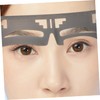 BIUDECO Eyebrow Shaping Template Ruler Set 2pcs Stainless Steel Brow