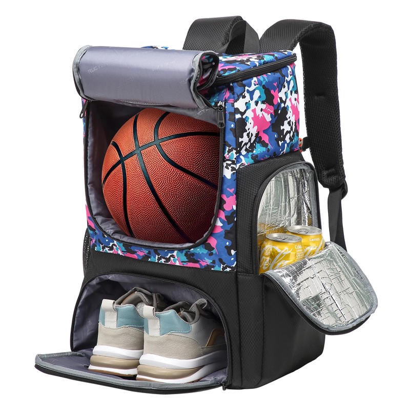 45L Basketball Backpack for Sports – Large Gear Bag with