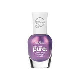 Sally Hansen Good.Kind.Pure.™, Iris Dusk, 16-free and 100% Vegan, Long Lasting, Purple Nail Polish