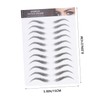 Vaguelly 12sheets False Eyebrows Cosmetics Instant Full Natural Brows Eyebrow