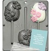 Fancy Egg Lollipop Chocolate Candy Mold Easter 1826