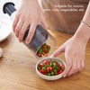 Mini Chopper White Manual Stainless Steel Blade PP Material Easy