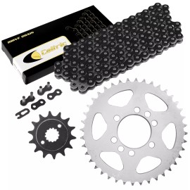 Suzuki Black Drive Chain And Sprockets Kit for Suzuki LTZ400 Quadsport Z400 2003-2008