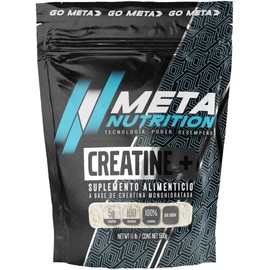Meta Nutrition Creatina Monohidratada Creatine - 500 Gr, 100 Porciones, con Scoop incluido