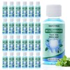 HAIFOTRVA 100 Pcs Mini Mouthwash Travel Size Bulk,Blue Portable Mint