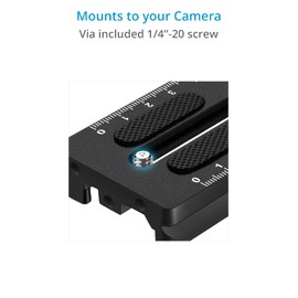 PROAIM SnapRig Camera Plate for Handheld-Camera Gimbal with Counterweight Mounting Option. for Balancing Heavy Camera Setups & Long Lenses. (MP224)