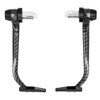 Motorcycle Handlebar Guard Carbon Fiber Style Aluminium Alloy Universal 22mm/0.87inBlack