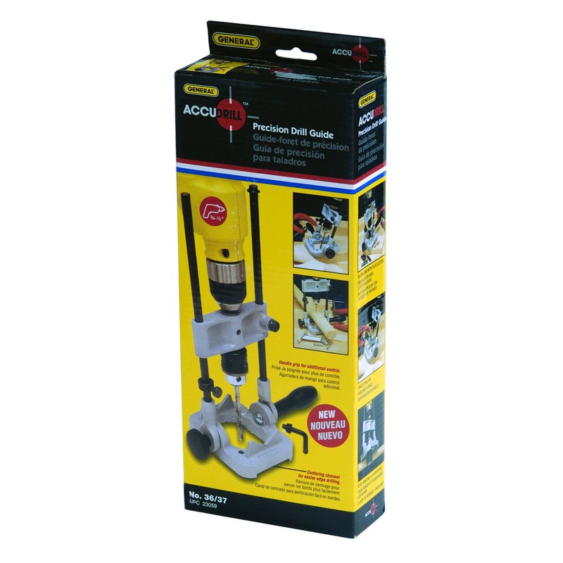 General Tools Precision Drill Guide For 3/8-Inch or 1/2-Inch Power