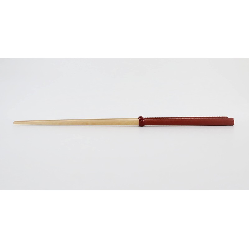 Aoba Wakasa Lacquerware Dishwasher-Safe Painted Chopsticks Flotation Round (Modern Red