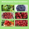 Compartments Reusable Portable Spinning Snack Container with 5 Compartment Dispenser