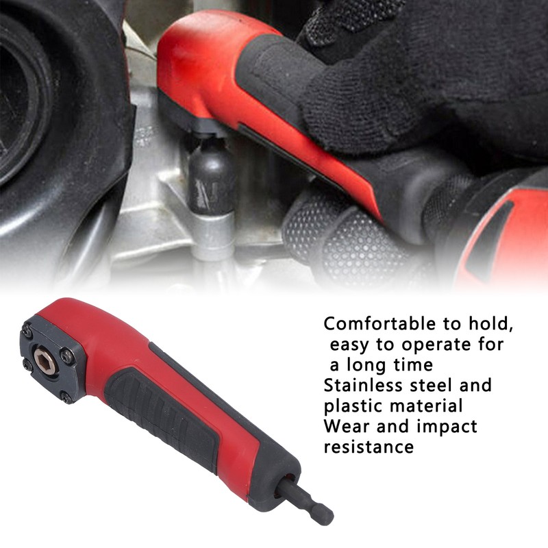Angle Drill Adapter Stainless Steel Electric Screwdriver Turning Tool Right