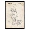Nacnic Poster Patent Astronaut Suit A3 Sheet with Old Design