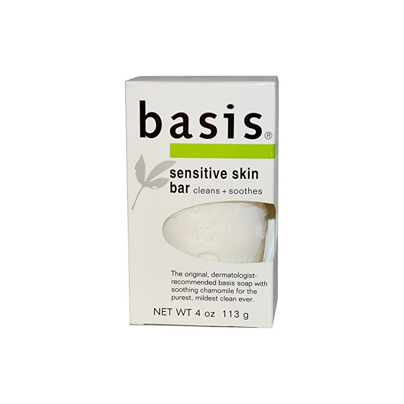 Basis, Sensitive Skin Bar, 4 oz (113 g) - 2pc