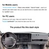 AKMOTOR Dash Cover Mat Custom Fit for Jeep Cherokee Comanche