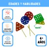 edudak Formas Perforadas de Ensarte Blocks construcción, Juego Educativo, Juego