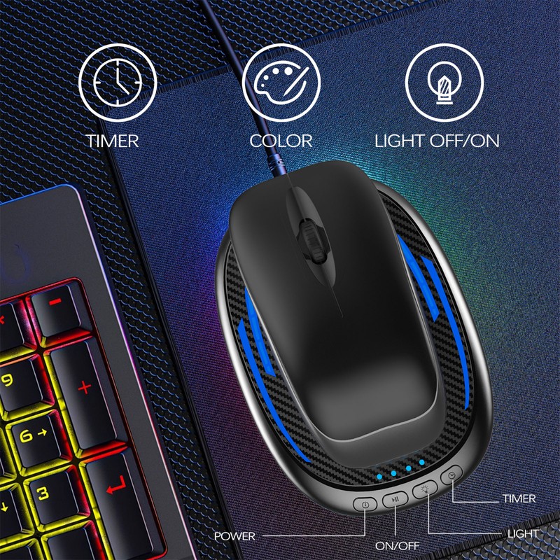 Undetectable Mouse Mover USB Portable LED Light Mouse Shaker Drive