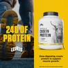 Levels 100% Micellar Casein Protein, Hormone Free, Vanilla Bean, 4LB