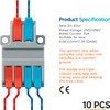 GKEEMARS 10Pcs Lever Wire Connectors, Quick Disconnect Kit Cable Clamp