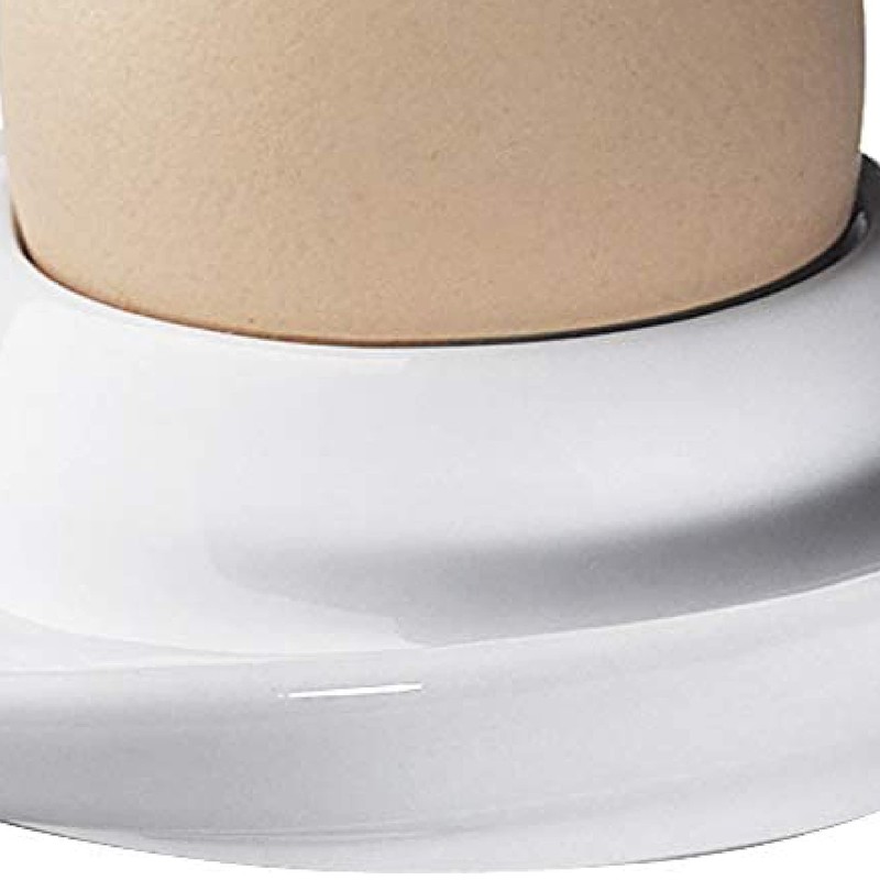 Küchenprofi Set of 2 Egg Cups with Oval Base, White