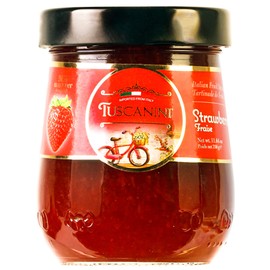 Tuscanini Premium Italian Strawberry Preserves, 11.64 oz | 50% Fruit | Spreadble Fruit Jam | No High Fructose Corn Syrup | No Preservatives | Non GMO | Gluten Free | Kosher (Including Passover)