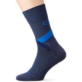 CMP - Calzino da trekking Dryarn Mid, Black Blue, 46/48