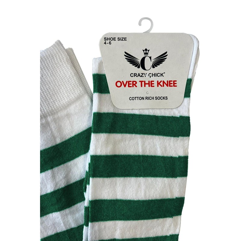Crazy Chick® Stripe Over The Knee Socks Thigh High Girls