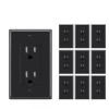 maxbright 10 Pack Outlet Socket, Decora Duplex Receptacle 15 Amp,