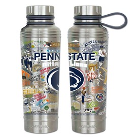 catstudio Penn State University Collegiate Stainless Steel Water Bottle | Triple Wall Insulation With Non Slip Bottom | Great For Running, Hiking, Sports, & Travel