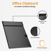 KINGFOM Clipboard A4 Clipboard PU Leather (Pack of 1)