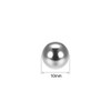 sourcing map G25 Precision Chrome-Plated Steel Bearing Balls 10 mm