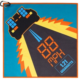 LZFAN Golf Towel, Funny Golf Towel with Clip Golf Towels for Golf Bags for Men Back to The Future