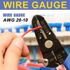 haisstronica Wire Stripper Tool, AWG 20-10 wire stripper crimper, Universal