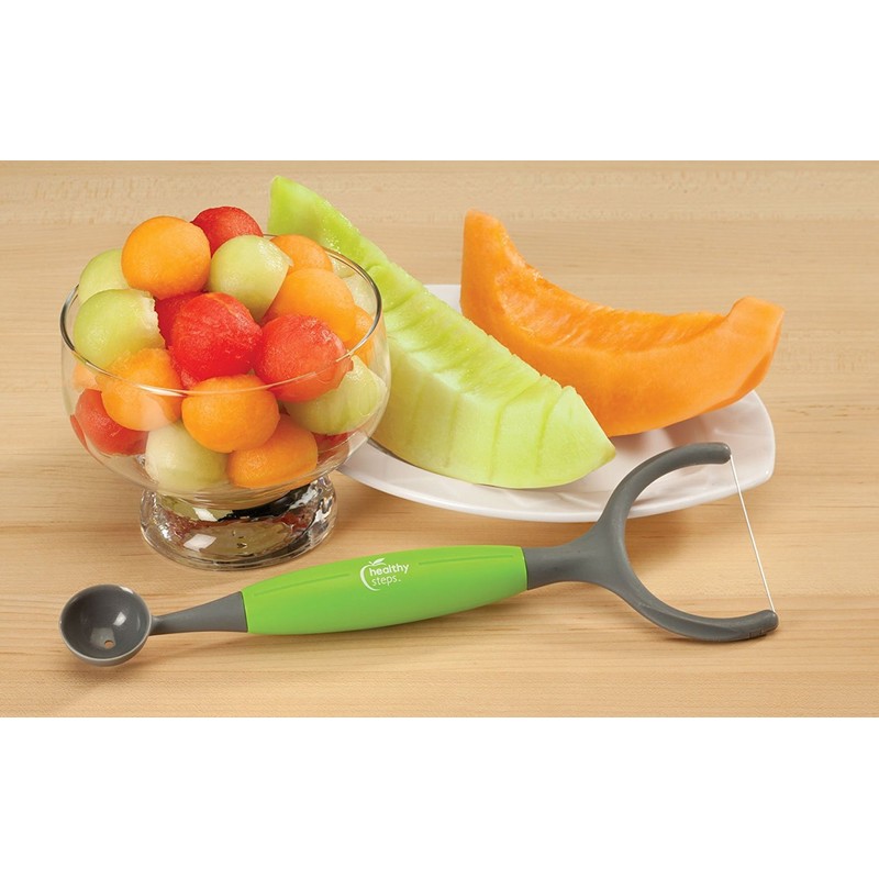 Jokari 229964 - Melon Tool Multi-Use - Easily Removes Rinds,
