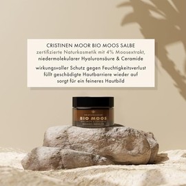 Moss Ointment Face Wrinkle Test Winner, Certified Organic Anti-Ageing, Anti-Wrinkle with Icelandic Moss Extract, Hyaluronic Acid, Ceramide & Aloe Vera, Day Face Cream for All Skin Types, Made in Germany