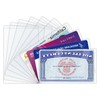 10 Pcs Card Protector Sleeves, 31 Mil Soft Clear Plastic,