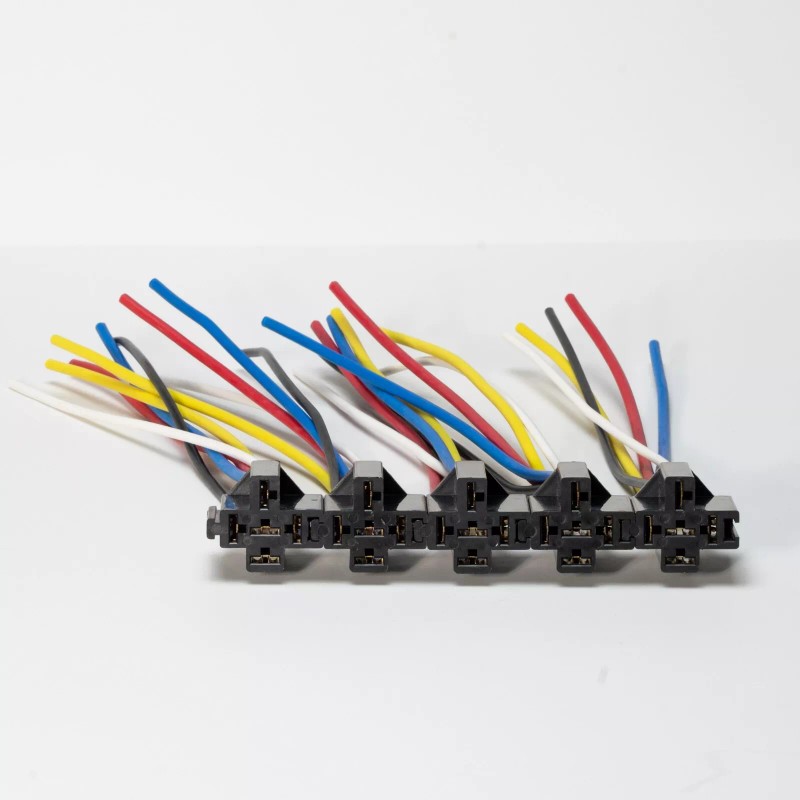 VLYNX QTY1 RELAY + 1SOCKET 12V DC 30/40A 5PIN WATERPROOF