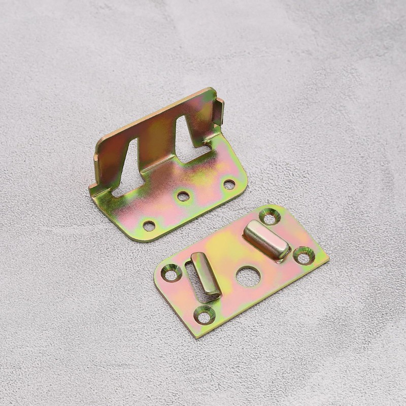 eMagTech 4Pcs Connecting Corners Bed Connectors Heavy Duty Rust Proof