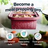 Souper Cubes 1 Cup Silicone Freezer Tray with Lids, Perfect