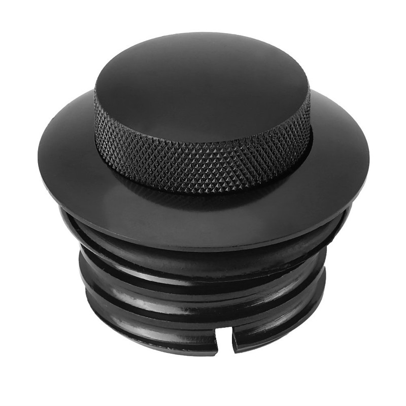KIMISS Fuel Cap Black for Dyna Touring Softail