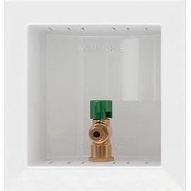 Symmons IceMate Ice Maker Supply Box with Brass Valve