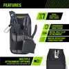 AWP Premium Tool Pouch Multi-Pocket Organizer for Electricians, Professional Tool
