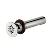 Purelux Grid Drain Strainer Assembly with Overflow for Bathroom Sink,