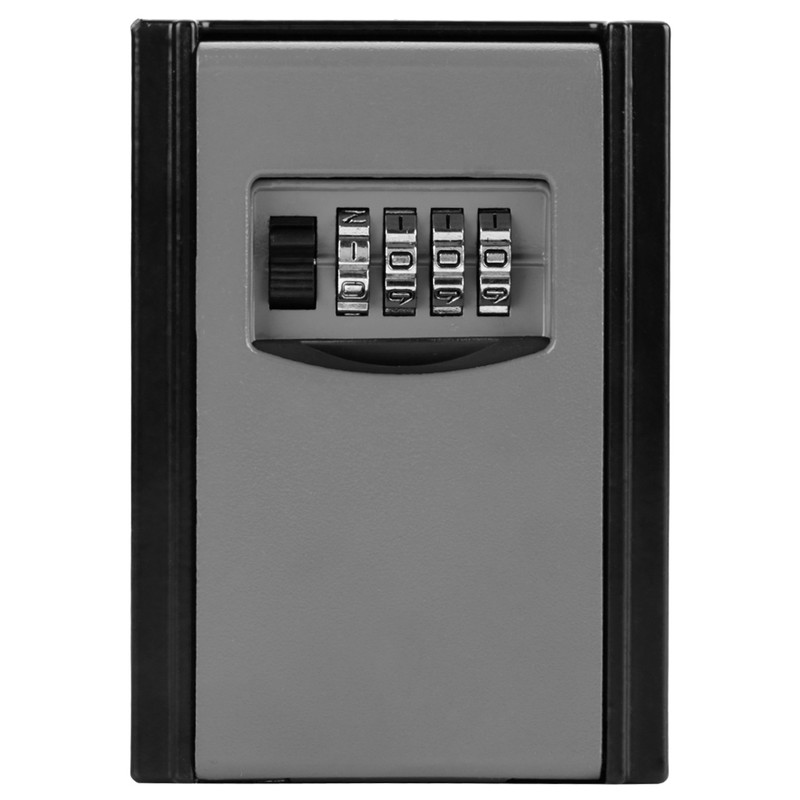 4 Digit Combination Password Key Storage Box Wall Mounted Safety