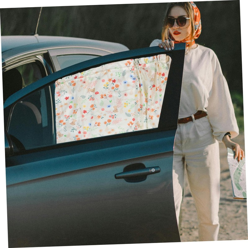 ULTECHNOVO Shade Curtain Car Interior Curtains Auto Window Shades Sun