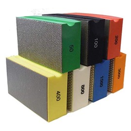 Toolocity DHPSET Diamond Hand Polishing Pads for Stone