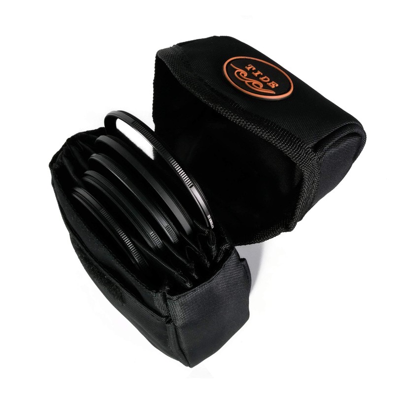 Tide Optics Lens Filter Pouch | Holds 5 Filters Up