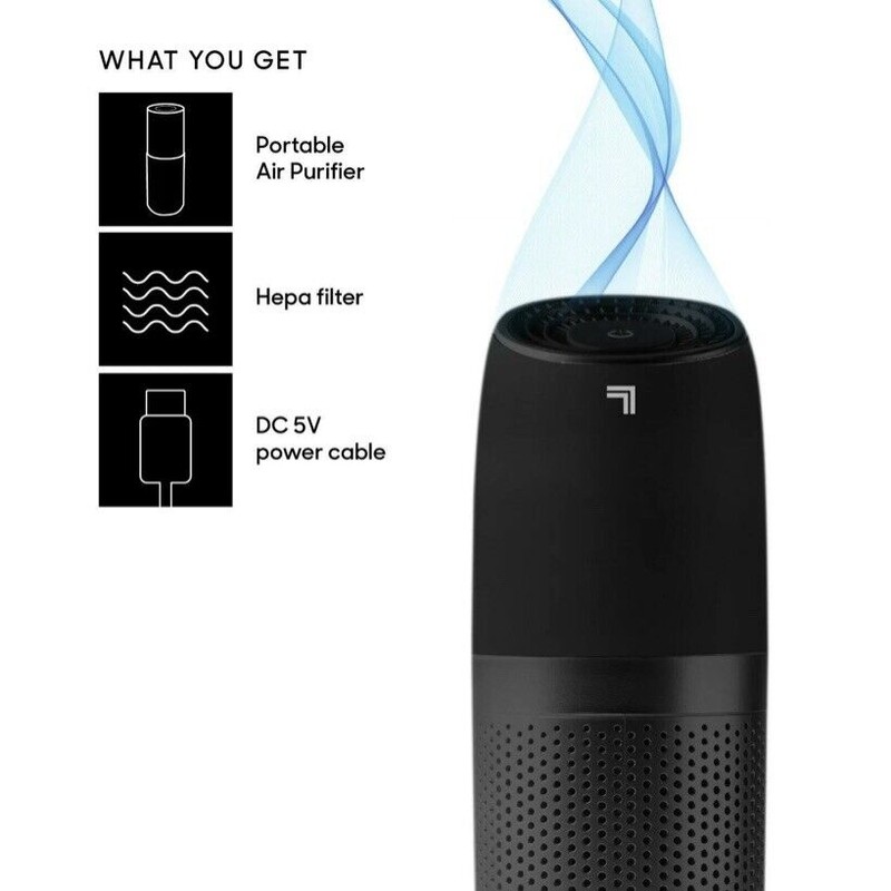 Sharper Image Portable Air Purifier True HEPA Filter 2313939
