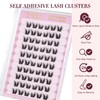 EMEDA Self Adhesive Eyelashes Clusters - Stress Free to Wear